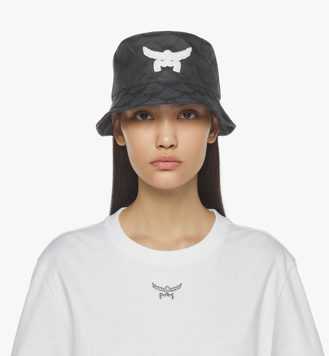 MCM COL LAUREL JQD BUCKET HAT - GREY MECESMM06ED058 GREY MCM 