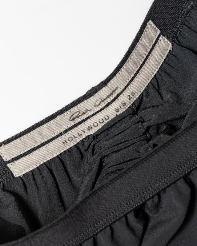 COCOON CREPE SKIRT - BLACK RP01E7330 CC -09 BLACK RICK OWENS 