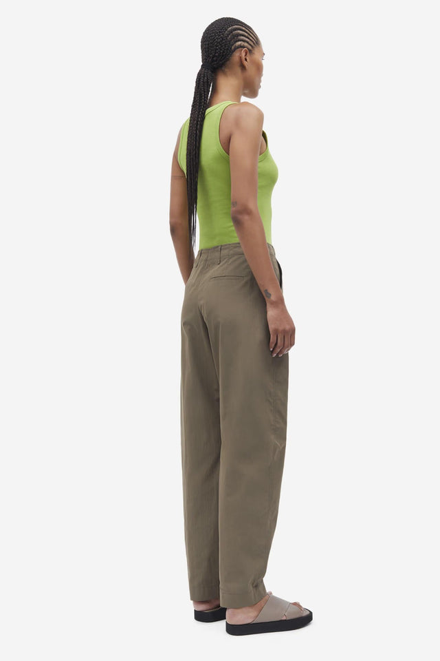 SACRESS TROUSERS - DARK GREIGE F25100030 -DARK GREIGE SAMSOE SAMSOE 