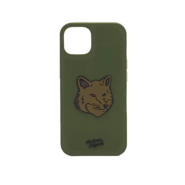 FOX HEAD IPHONE CASE - KHAKI LM05604AP0002 KHAKI Maison Kitsune 