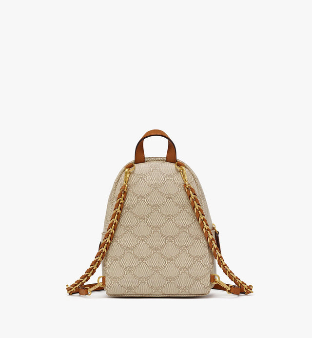 STARK BEBE BOO BACKPACK IN LAURETOS - BEIGE MMKESVE03I9001 BEIGE MCM 