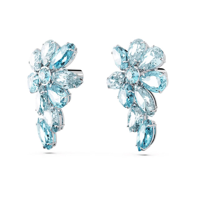 GEMA PENDANT - BLUE/RHODIUM PLATED<BR/> 5666016 BLU/RHS SWAROVSKI 