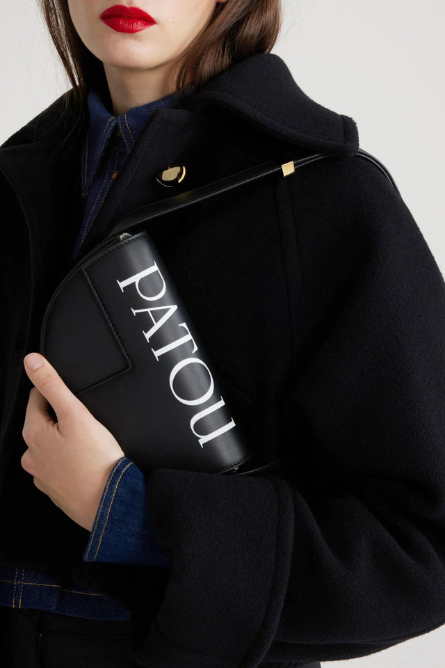 LE PETIT PATOU LOGO BAG - BLACK/WHITE