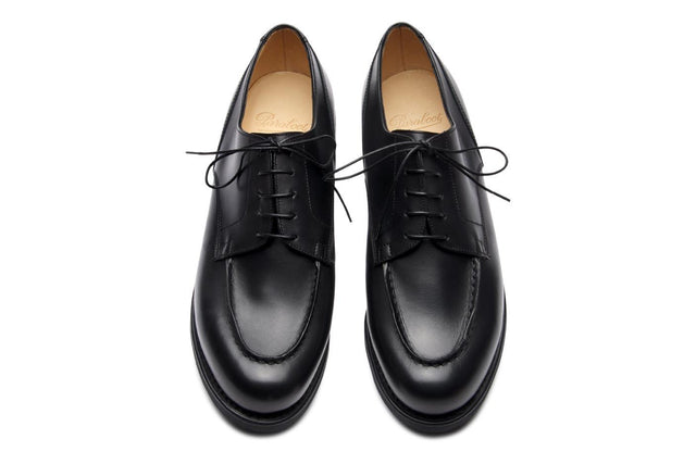 CHAMBORD TEX LEATHER SHOES - BLACK 710709 BLACK PARABOOT 