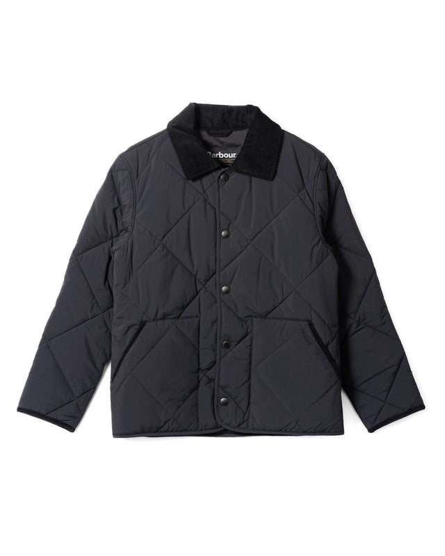 MODIFIED SHORT LIDDESDALE QUILTED JACKETED JACKET - BLACK MQU1866BK11 -BLACK BARBOUR 