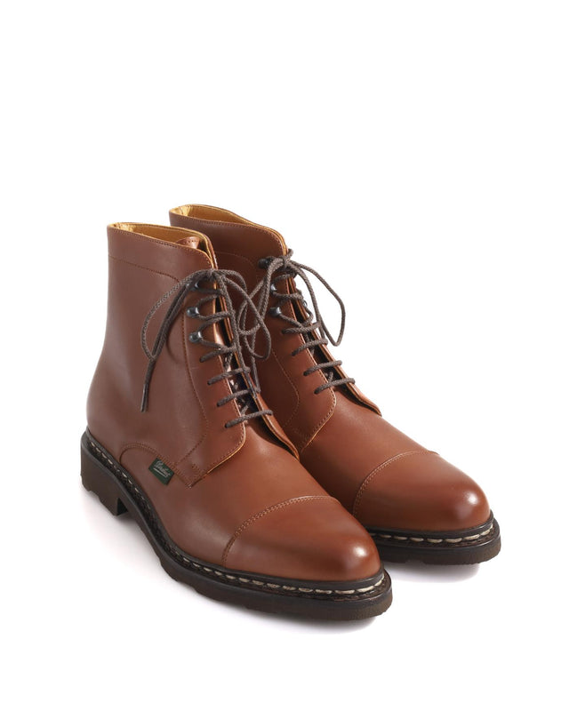 CLAMART LEATHER SHOES - LIS MARRON 177002 -LIS MARRON PARABOOT 