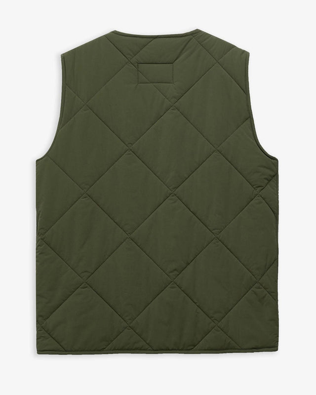 MODIFIED LIDDESDALE QUILT GILET - OLIVE MGI0299OL52 -OLIVE BARBOUR 