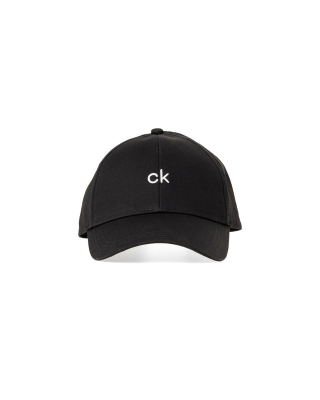 COTTON TWILL CAP - BLACK