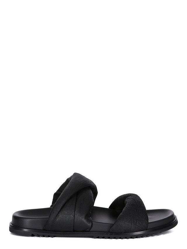 TWISTED GRANOLA SANDALS - BLACK RP01E7804 LBA -09 BLACK RICK OWENS 