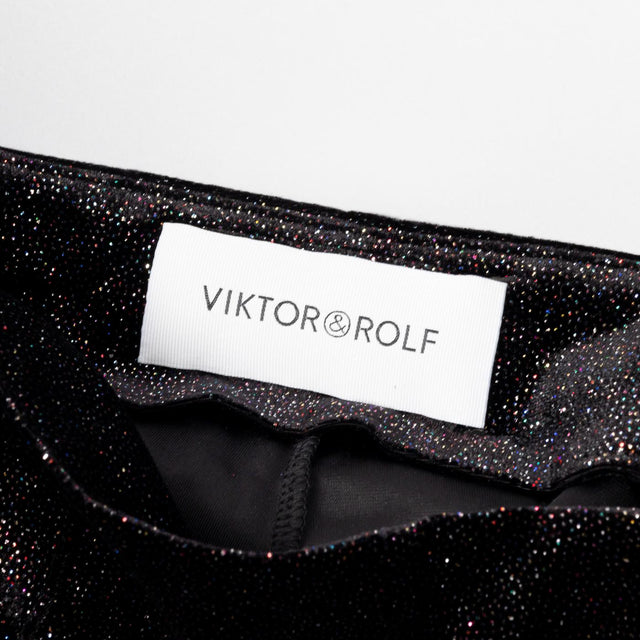 VELVET TROUSERS - BLACK EB031 -BLACK VIKTOR & ROLF 