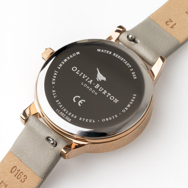 WONDERLAND WATCH - ROSE GOLD/ GREY OB16WD92 -ROSE GOLD/ GREY OLIVIA BURTON 