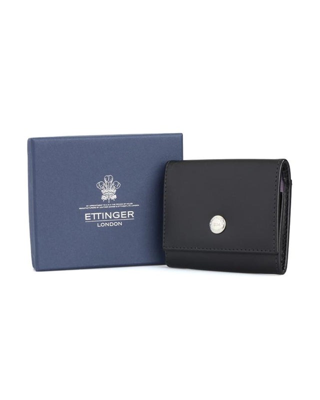 BRIDLE HIDE COIN PURSE - STERLING PURPLE ST145JR-PL Sterling Purple ETTINGER 