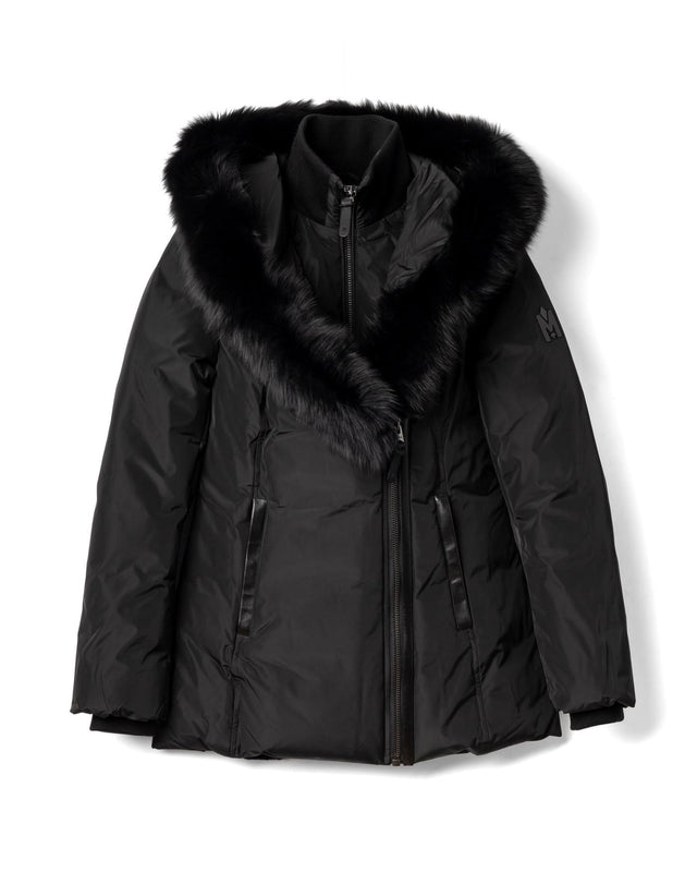 ADALI-BX HOODED DOWN JACKET - BLACK ADALI-BX -BLACK MACKAGE 