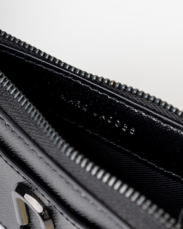 THE UTILITY SNAPSHOT DTM TOP ZIP MULTI WALLET - BLACK