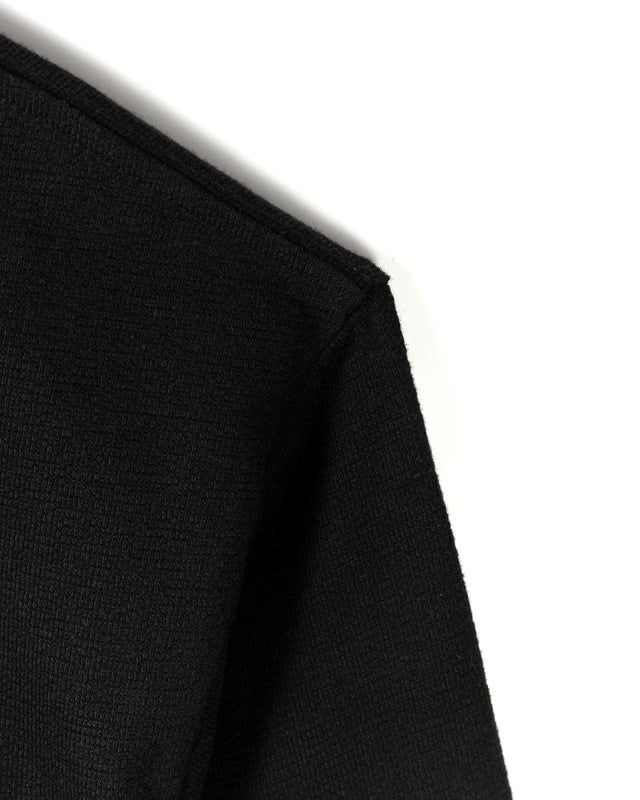 HAYDEN LONG SLEEVE TEE JOLT - BLACK WI00-TEE-HAY-APF-BLK -BLACK WAX LONDON 