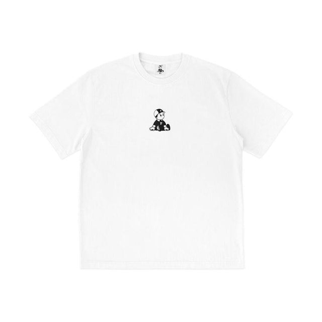 BOY T-SHIRT - WHITE P001 TSHIRT  PAWA SPEED SPORTS 