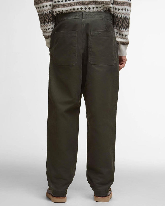 NEWBIRCH OVERSIZED CARGO TROUSER - FOREST MTR0774GN91 -FOREST BARBOUR 