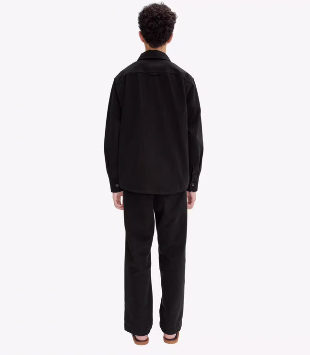 BASILE BRODÉE POITRINE OVERSHIRT - BLACK COGBJ-H02918 LZZ-BLACK A.P.C. 