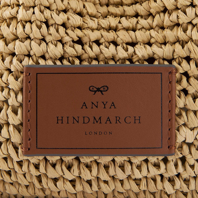 ANYA HINDMARCH 163545NATURAL RAFFIA