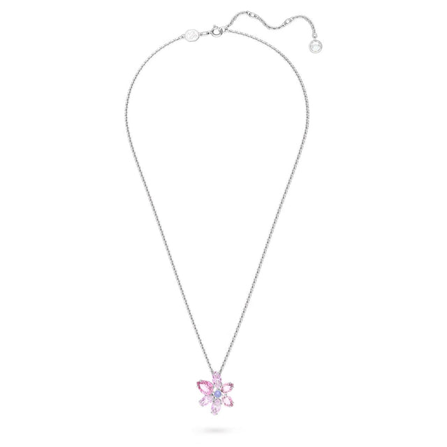 GEMA PENDANT - PINK/RHODIUM PLATED<BR/> 5662493 PIN/RHS SWAROVSKI 