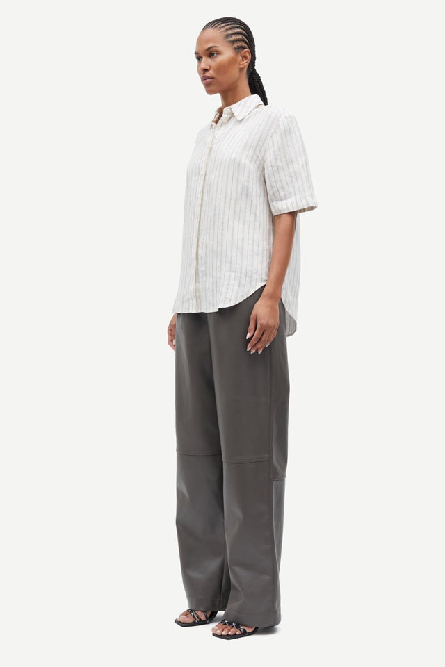 SAJUNO TROUSERS - BELUGA F25100152 -BELUGA SAMSOE SAMSOE 