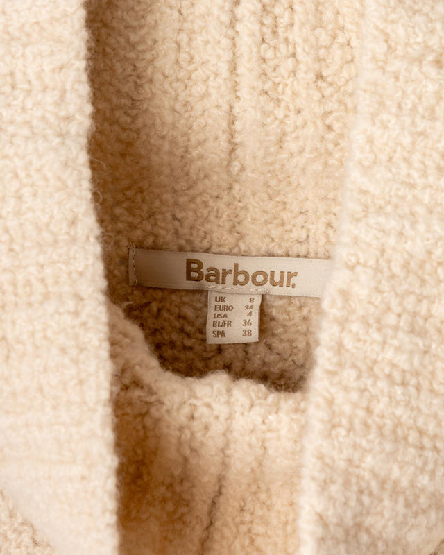 IMELDA KNITTED JUMPER - ARAN LKN1711WH51 -ARAN BARBOUR 