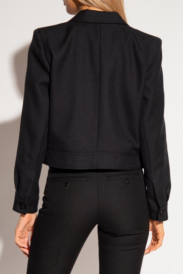 SHORT JACKET - BLACK FBV025.285 -001 AMI PARIS 