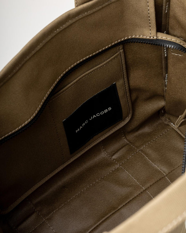 THE CANVAS LARGE TOTE BAG - SLATE GREEN