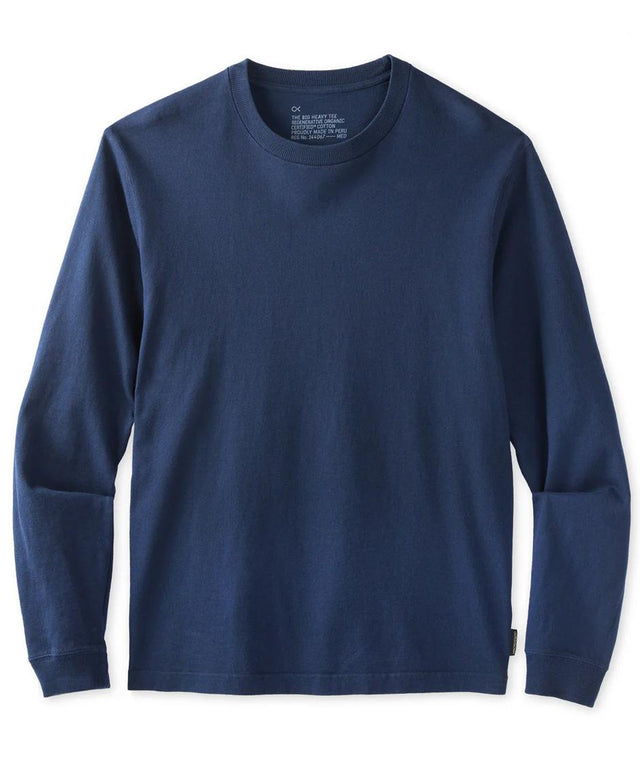 THE BIG HEAVY TEE - INDIGO 1280055 INK OUTERKNOWN 