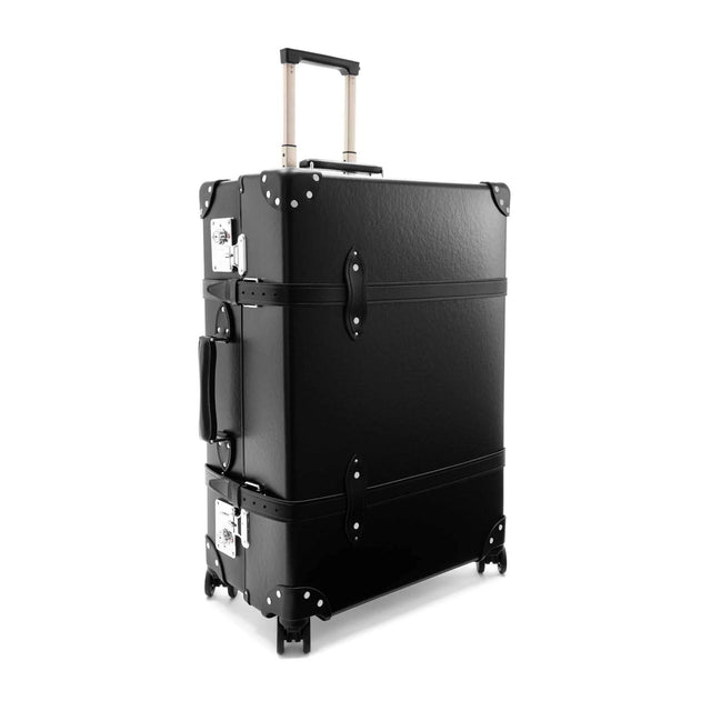CENTENARY LARGE CHECK-IN - 4 WHEELS SUITCASE - BLACK/BLACK CNBKBK30CI-C -BLACK/BLACK GLOBE TROTTER 