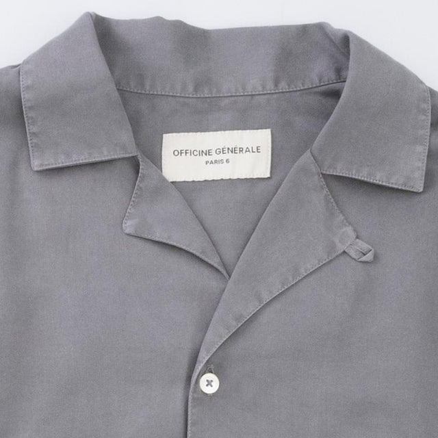LETO SHIRT - IRON GREY S25MSHI027 -IRON GREY OFFICINE GENERALE 