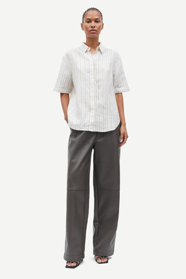 SAJUNO TROUSERS - BELUGA F25100152 -BELUGA SAMSOE SAMSOE 