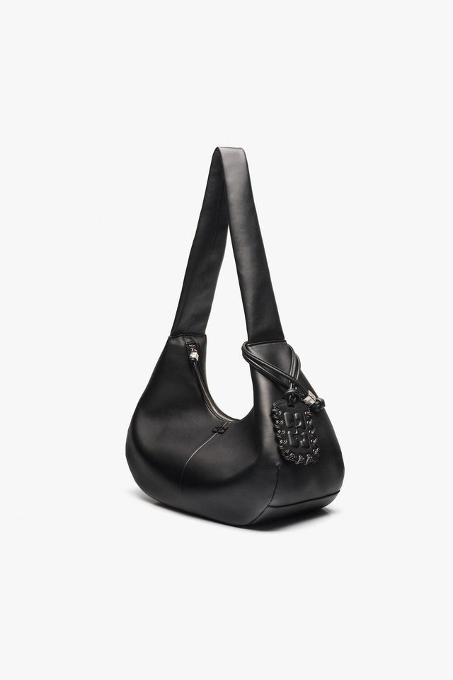 MEDIUM BOU BAG HOBO - BLACK A6837 -099 BLACK GANNI 