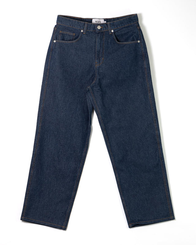 LOOSE FIT JEAN DENIM - DARK WASH AW24-DEN-LOO-BLV-BKW -DARK WASH WAX LONDON 