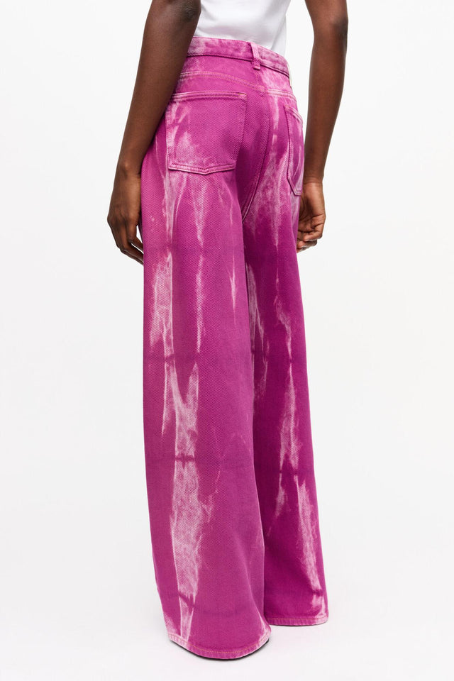 OVERDYED HEAVY DENIM MARRI - BOYSENBERRY J1671 -088 BOYSENBERRY GANNI 