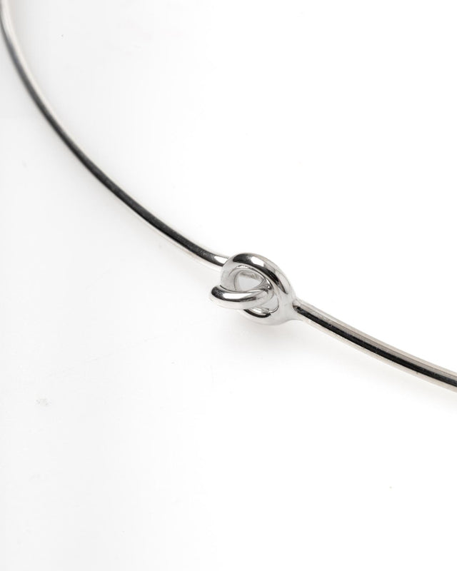 DANCING LINES CHOKER - SILVER DANLI-CHO-161 -SILVER BAR JEWELLERY 