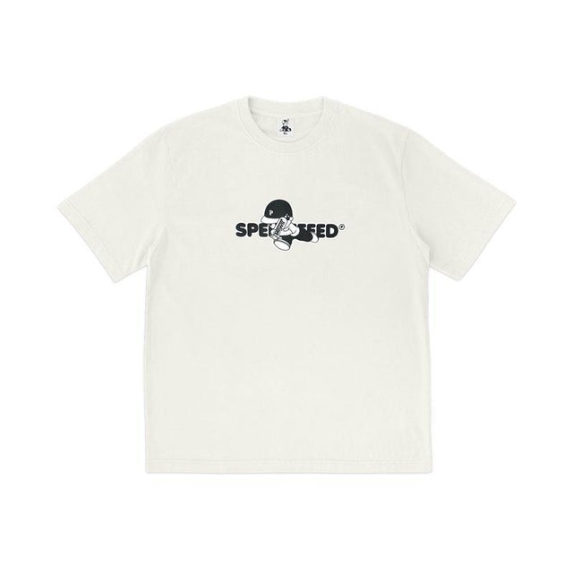 SPEED T-SHIRT - CREAM P006 TSHIRT  PAWA SPEED SPORTS 