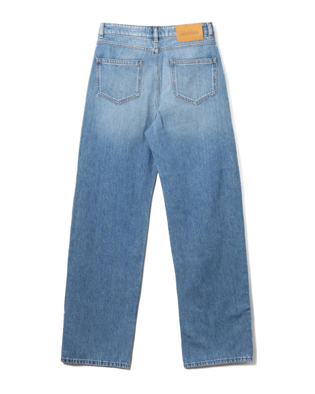 ZAGARA OVERSIZED DENIM JEANS - BLUE 2526186011600 -009 MAX MARA 