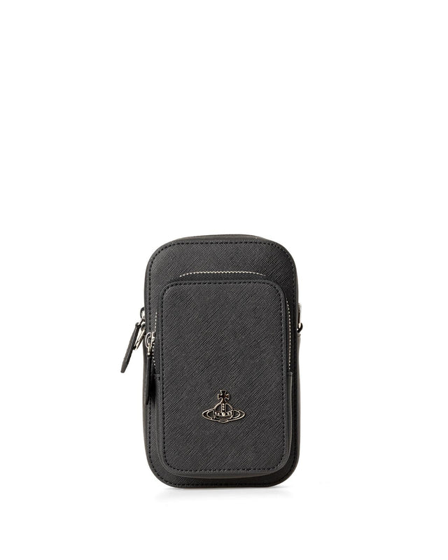 PHONE CROSSBODY BAG - BLACK 58030002U-S000B -N401 BLACK Vivienne Westwood 