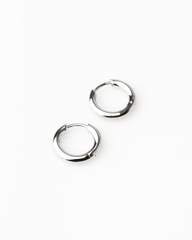 CLASSIC HOOPS SMALL - SILVER 100193 -SILVER TOM WOOD 