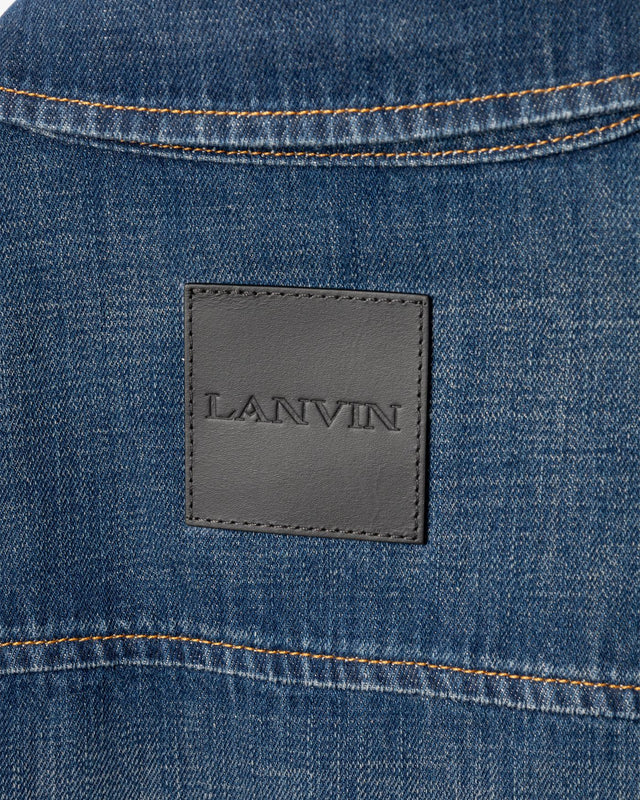 SHORT OVERSHIRT - LIGHT BLUE RM-SI0111-D091-E25 -22 LIGHT BLUE LANVIN 