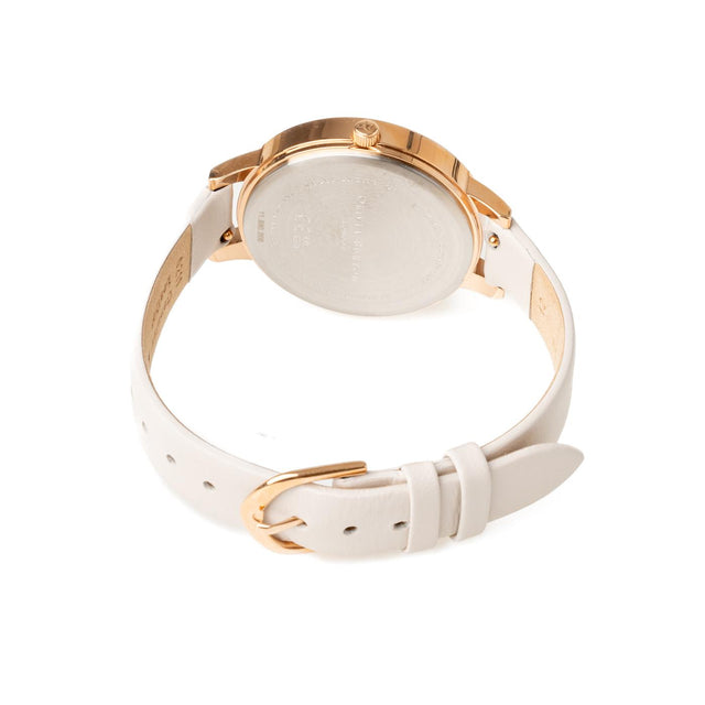 DEMI BLUSH SUNRAY SPARKLE BEZEL WATCH - WHITE OB16DE13 -BLUSH SUNRAY SPARKLE OLIVIA BURTON 