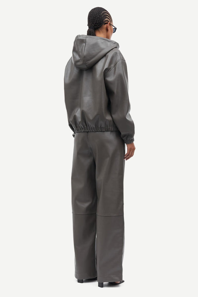 SAVANA ZIP HOODIE - BELUGA F25100151 -BELUGA SAMSOE SAMSOE 