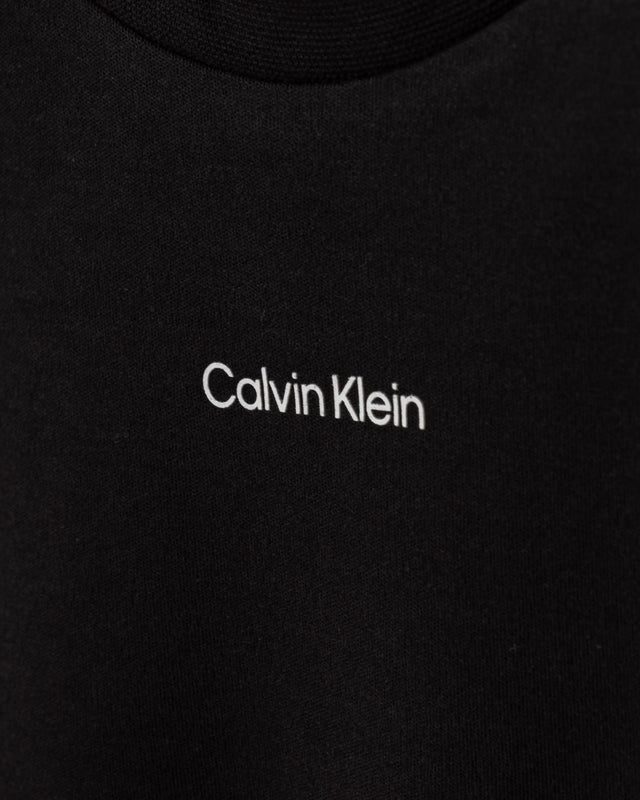 RELAXED COTTON INTERLOCK T-SHIRT - BLACK