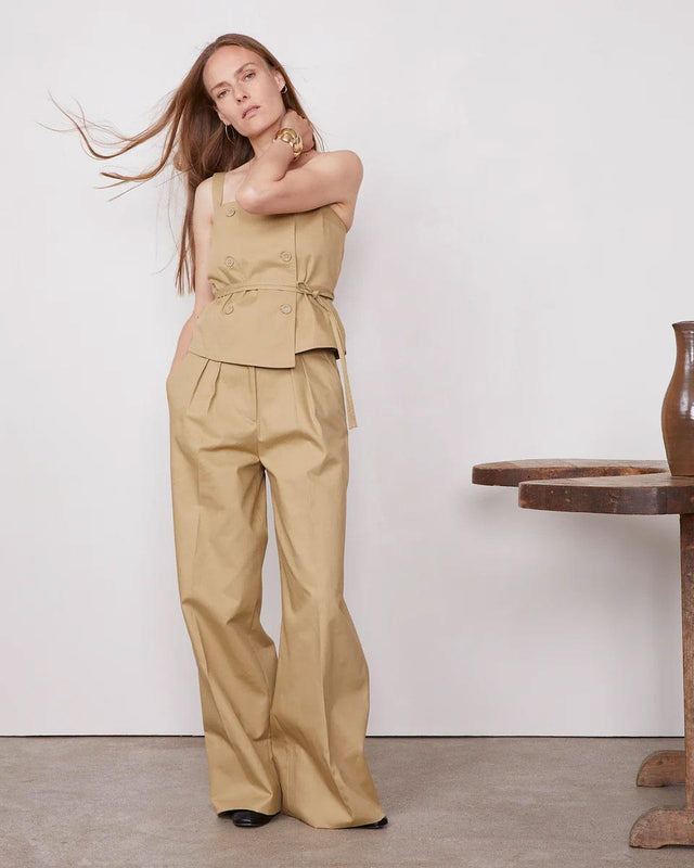 TRUDI WRAP TOP - TAN S25WTOP057 -TAN OFFICINE GENERALE 