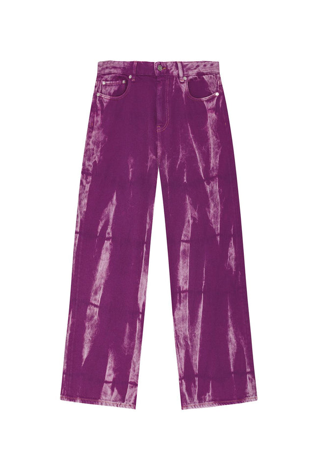 OVERDYED HEAVY DENIM MARRI - BOYSENBERRY J1671 -088 BOYSENBERRY GANNI 