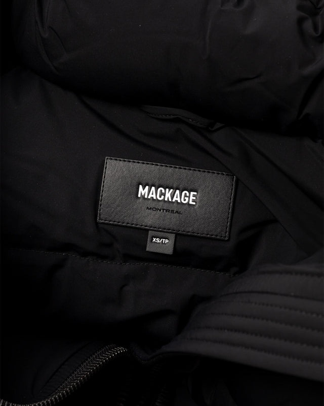 CALLA AGILE-360 STRETCH LIGHT DOWN COAT - BLACK CALLA-BX -BLACK MACKAGE 