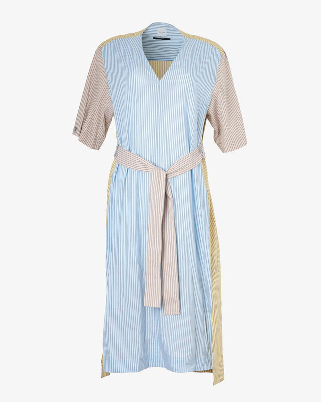 WOMENS DRESS - BLUE MULTI W1R-597D-M02302 40 PAUL SMITH 