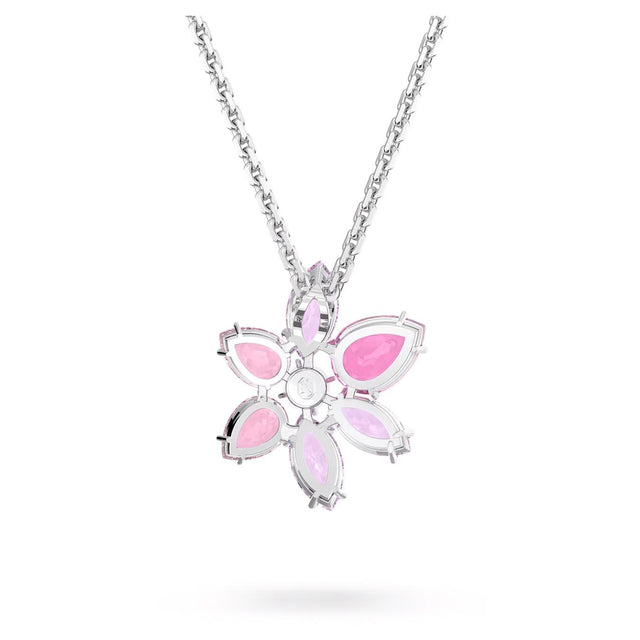 GEMA PENDANT - PINK/RHODIUM PLATED<BR/> 5662493 PIN/RHS SWAROVSKI 