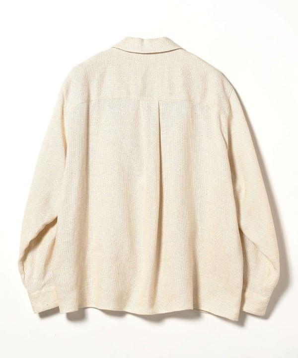 IG OPEN SHIRT R/CTN - NATURAL 2311-0159-262 9 BEAMS 